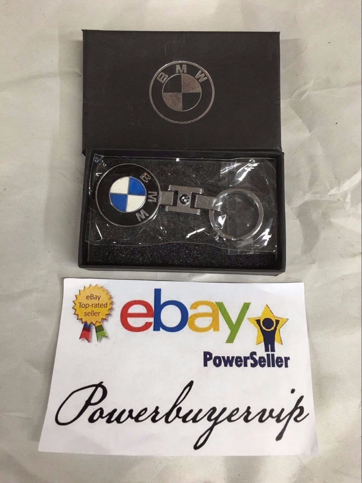 BMW Keychain Metal Alloy Keyring, Key Chain, Keyfob, W/Gift Box NO SALES TAX - Click Image to Close